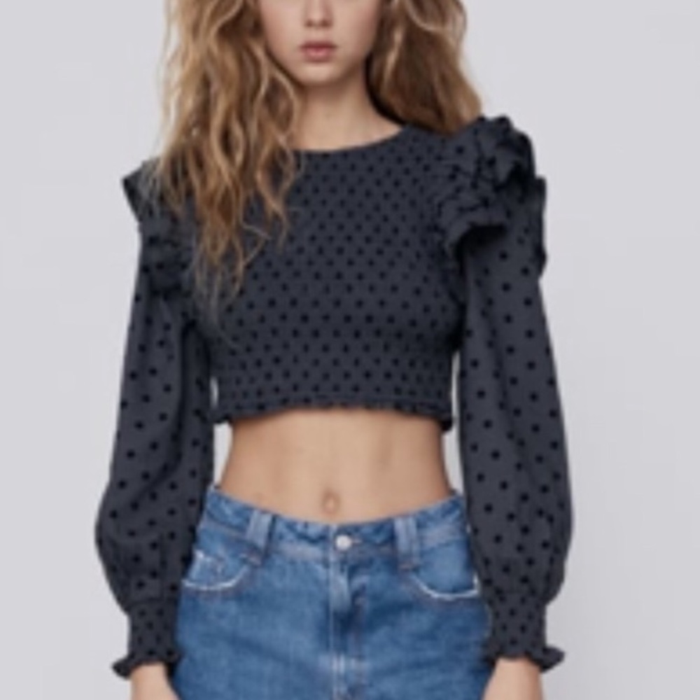 Zara Cropped Top - medium